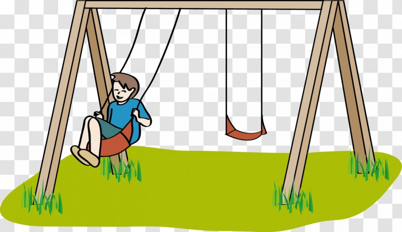 Playground Swing Cartoon Clip Art - Recreation - Sprache Clipart Transparent PNG
