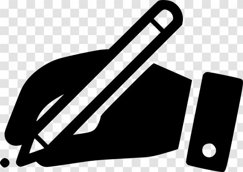Writing Clip Art - Black And White Transparent PNG