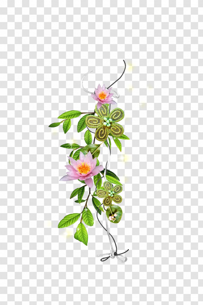 Clip Art - Plant - Floating Flowers Transparent PNG