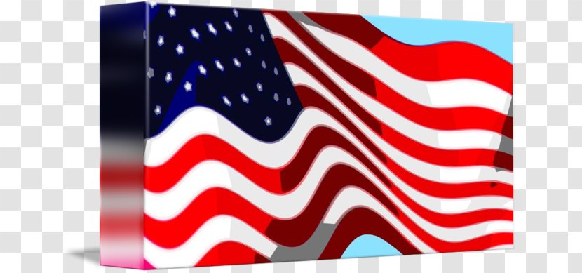 Flag Of The United States Line Font - Brown Abstract Transparent PNG