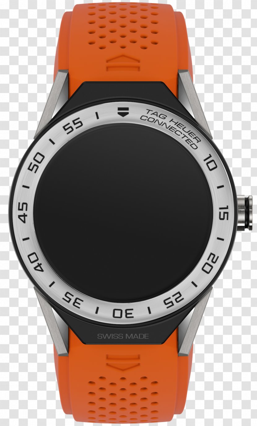 TAG Heuer Connected Smartwatch Jewellery - Buckle - Rubber Man Transparent PNG