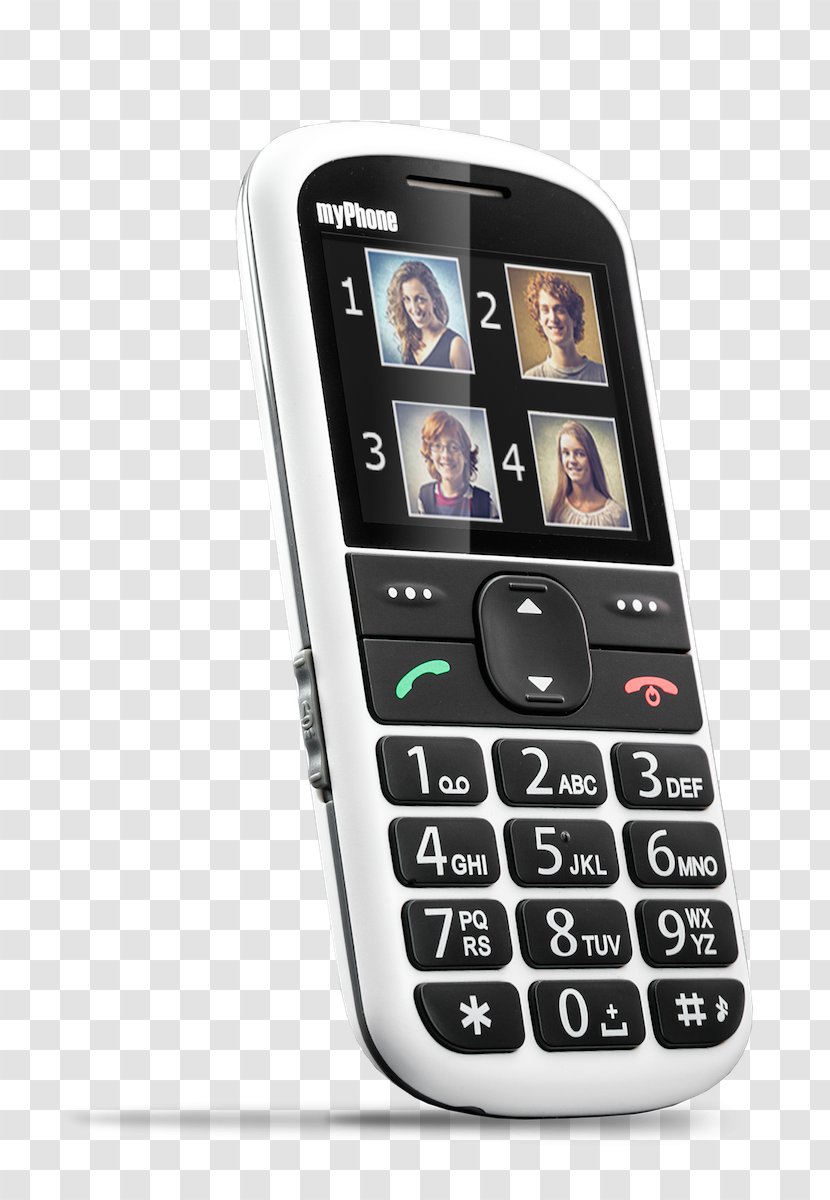 Feature Phone MyPhone Halo 2 Telephone Numeric Keypads - Computer Keyboard - White Transparent PNG