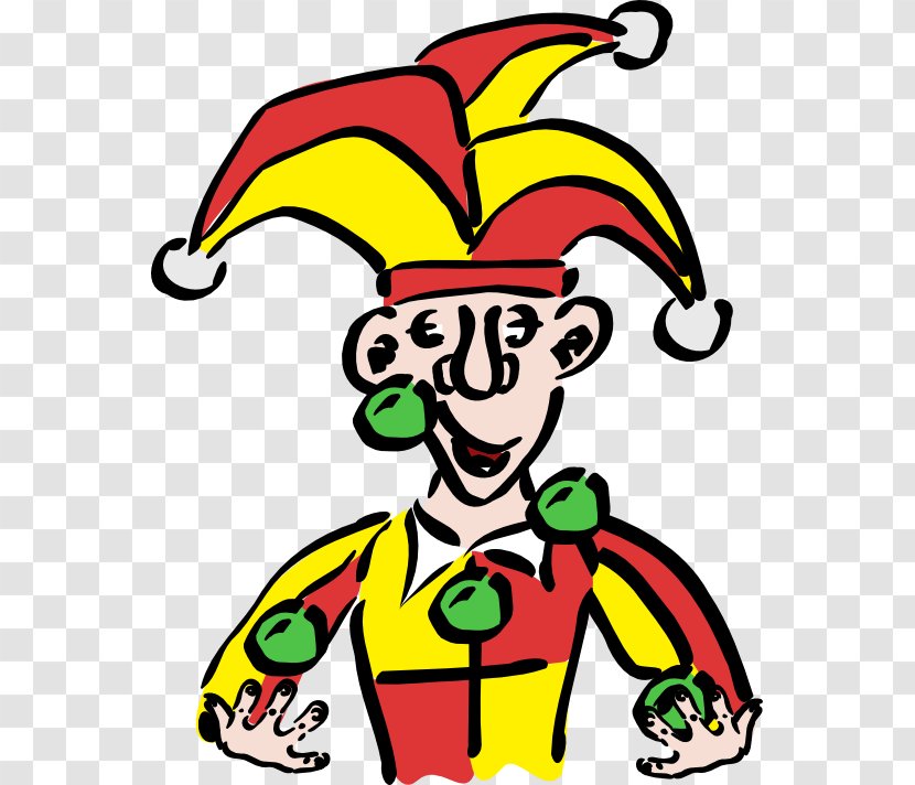 Joker Middle Ages Jester Clip Art - Yellow - Pictures Of Medieval Times Transparent PNG