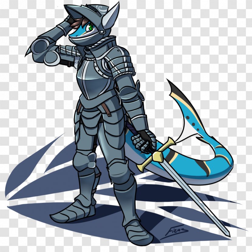 Shark Knight Plate Armour - Frame Transparent PNG