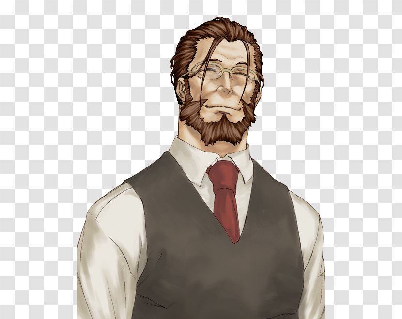 Portrait -m- Beard Necktie Character Fiction - Man Transparent PNG