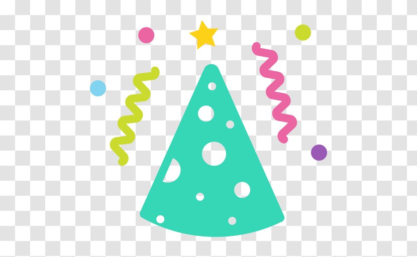 Birthday Cake Party Hat - New Year - Icon Transparent PNG
