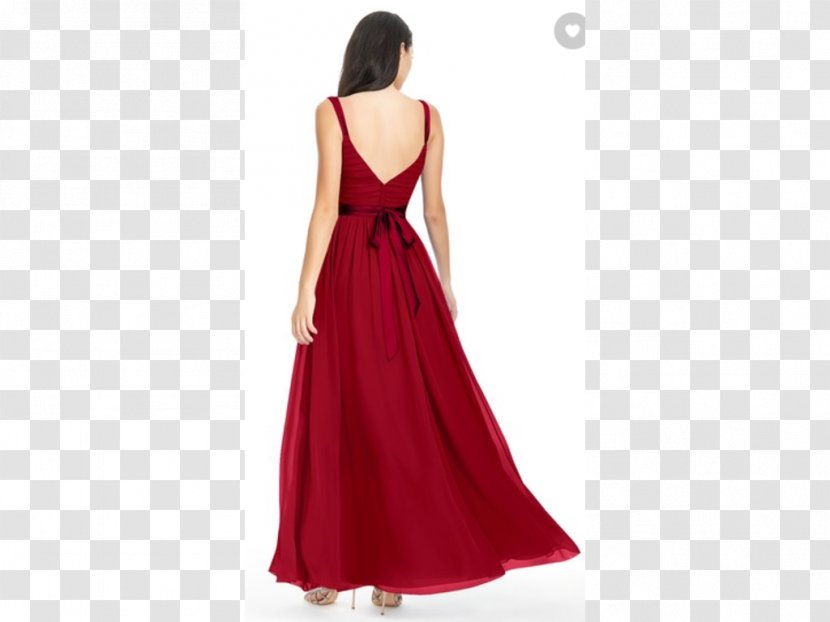 Bridesmaid Dress Gown Cocktail - Cartoon - Burgundy Wedding Transparent PNG