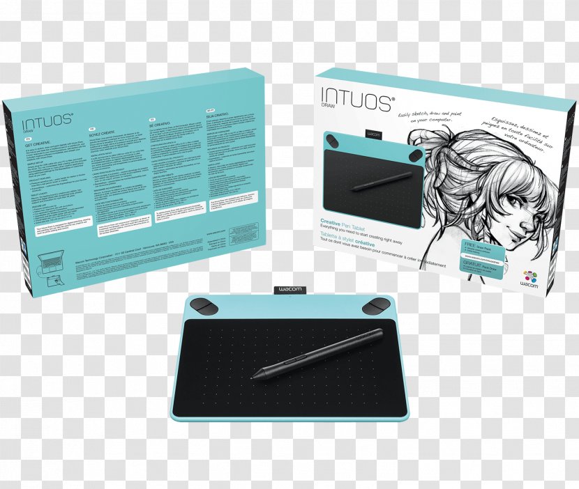Wacom Intuos Draw Small Digital Writing & Graphics Tablets Drawing Tablet Computers - Art - Computer Transparent PNG