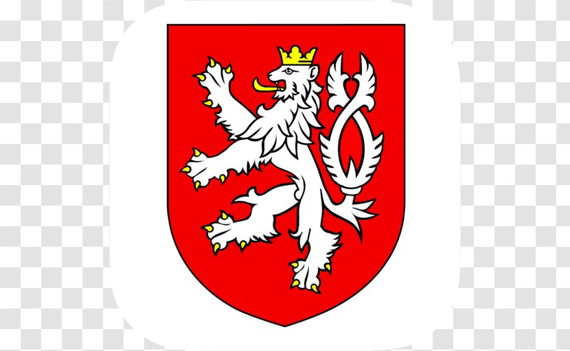 Coat Of Arms The Czech Republic Bohemia Flag Lion - Artwork Transparent PNG
