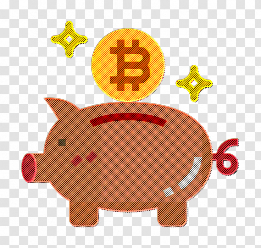 Piggy Bank Icon Bitcoin Icon Transparent PNG