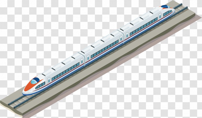 Train Track Taiwan High Speed Rail - Highspeed Transparent PNG