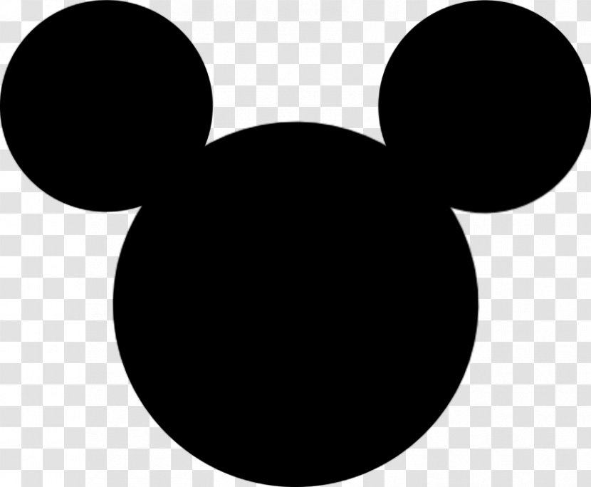 Mickey Mouse Clip Art Image Free Content - Silhouette Template Transparent PNG