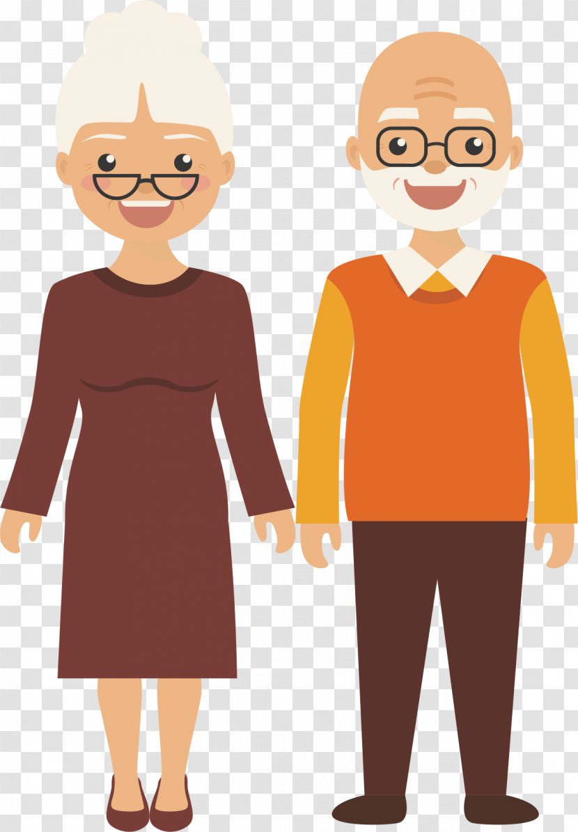 Old Age Clip Art - Heart - Happy Man Transparent PNG