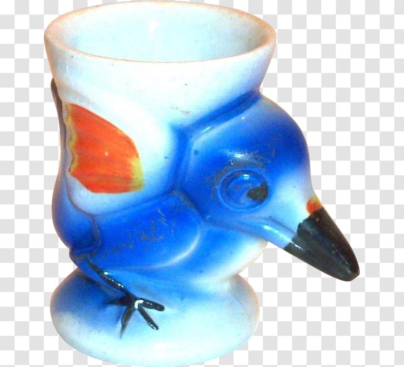 Cobalt Blue Beak - Hand Painted Birds Transparent PNG