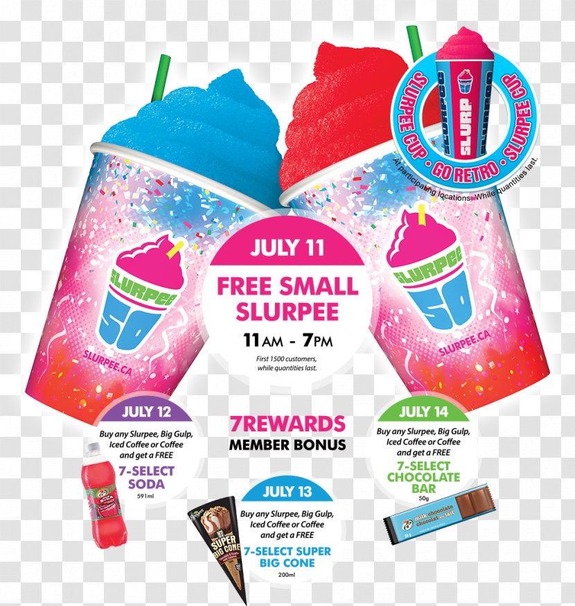 Slurpee 7-Eleven Cotton Candy Dairy Queen - Post Malone Transparent PNG