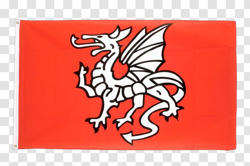 Wessex White Dragon Flag Of England Saxons - Angles Transparent PNG