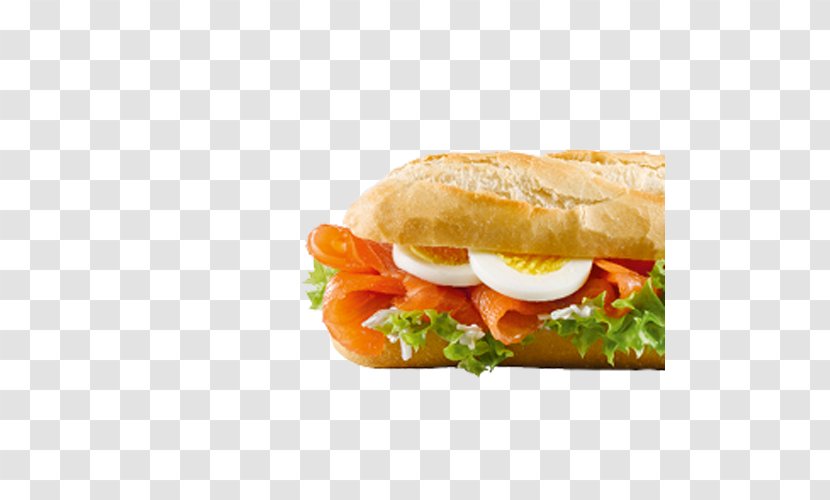 Bánh Mì Smoked Salmon Bocadillo Breakfast Sandwich Cheeseburger - Pan Bagnat - Junk Food Transparent PNG