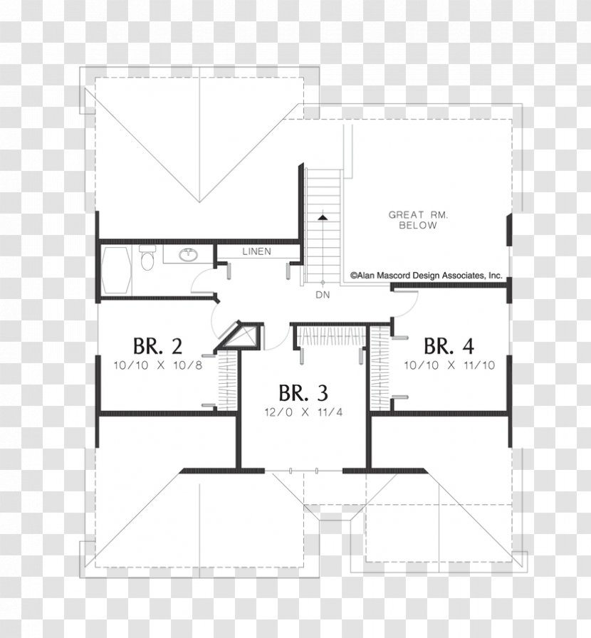 Floor Plan House Design - Square Foot Transparent PNG