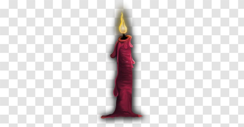 Red - Burning Candles Transparent PNG