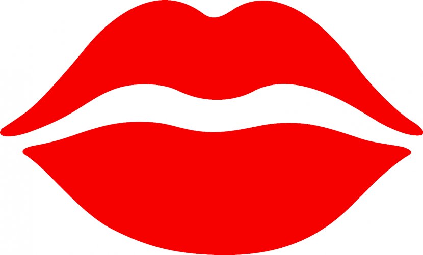 Lip Mouth Drawing Cartoon Clip Art - Frame - Kiss Transparent PNG