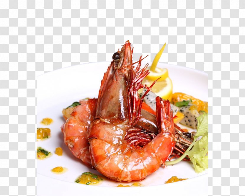 Caridea Barbecue Prawn Grilling - Giant Tiger - Grilled Butter Transparent PNG