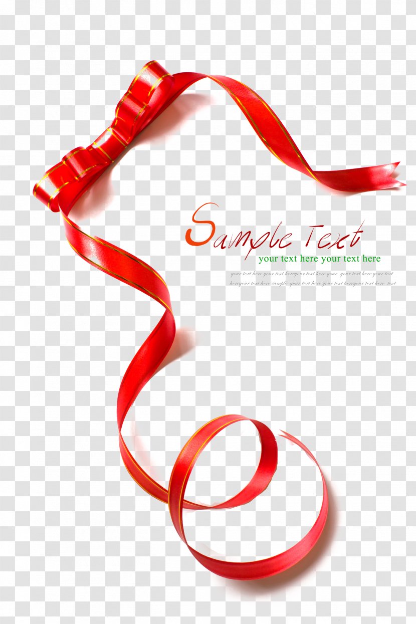 Ribbon Gift Wrapping Stock Photography Packaging And Labeling - Floating Ribbons Transparent PNG