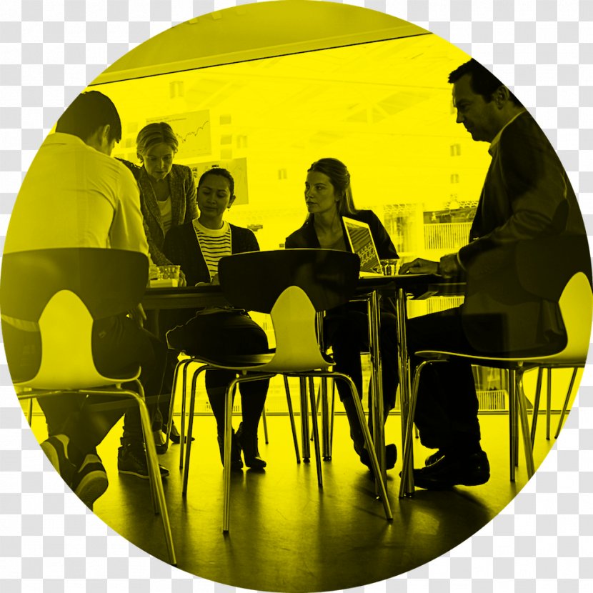 Business Marketing Management Service - Leadership - Yellow Circle Transparent PNG