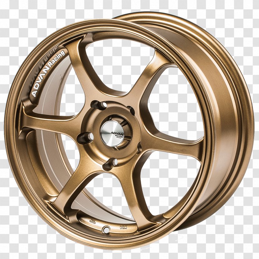 Alloy Wheel Toyota Spoke Tire - Advan Transparent PNG