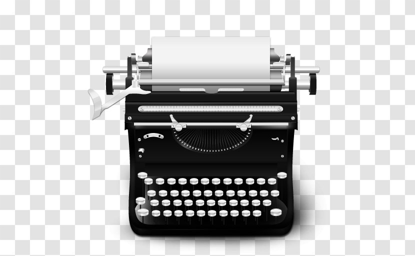 The Typewriter Paper - Ico - Vintage Icon Transparent PNG