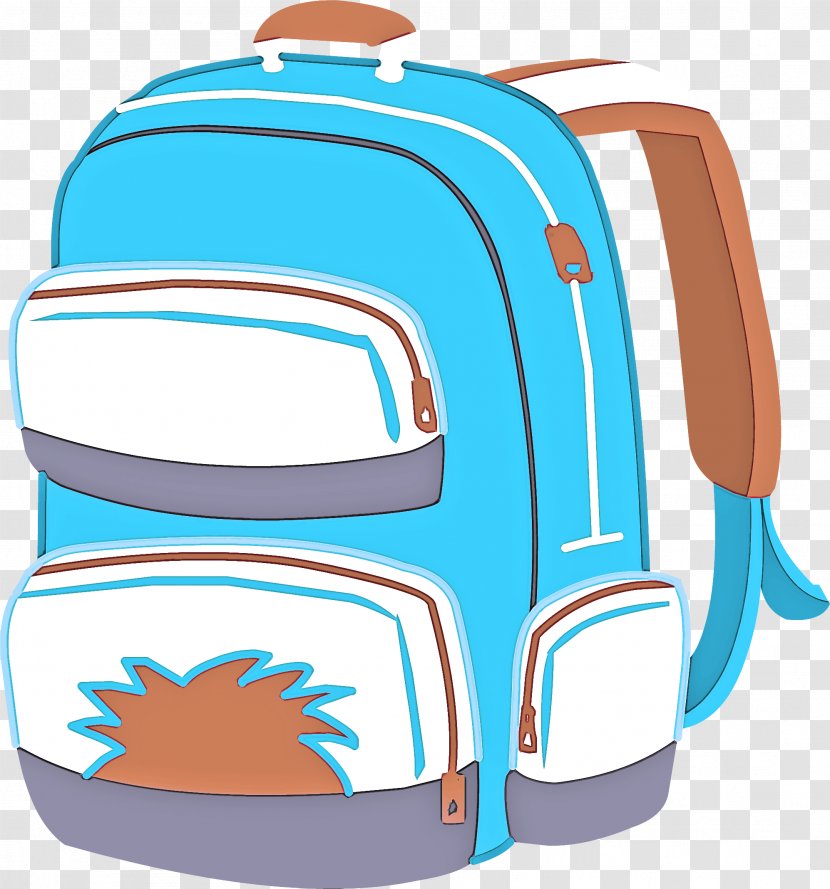 Backpack Bag Turquoise Luggage And Bags Clip Art - Hand - Fictional Character Transparent PNG