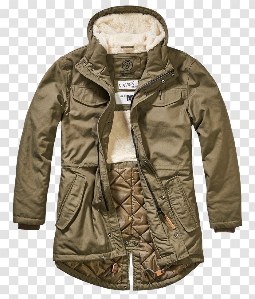 Parka Jacket Lining Coat Clothing - Military Surplus Transparent PNG