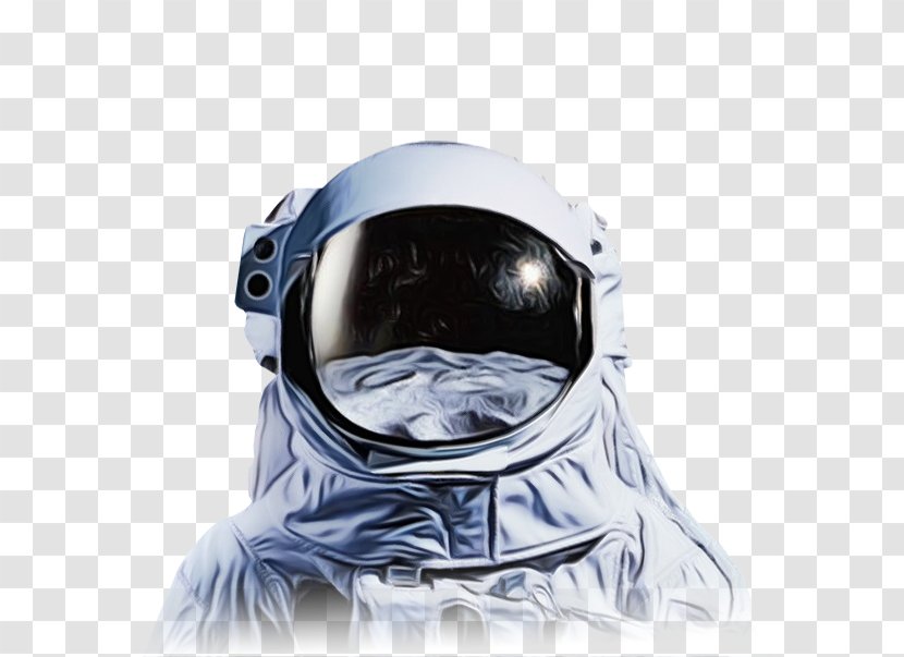Astronaut Cartoon - Ski Snowboard Helmets - Face Mask Hood Transparent PNG
