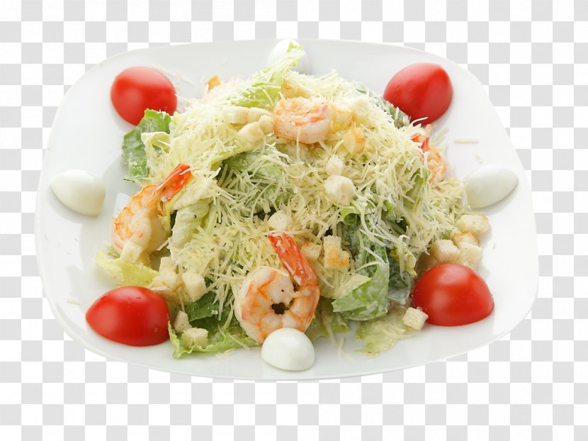 Caesar Salad Caridea Pizza Sushi Chicken - Leaf Vegetable Transparent PNG