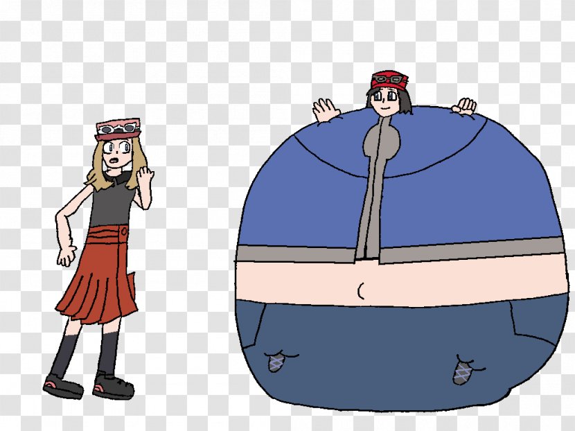 Serena Pokémon X And Y Misty Calem Body Inflation - Deviantart Transparent PNG