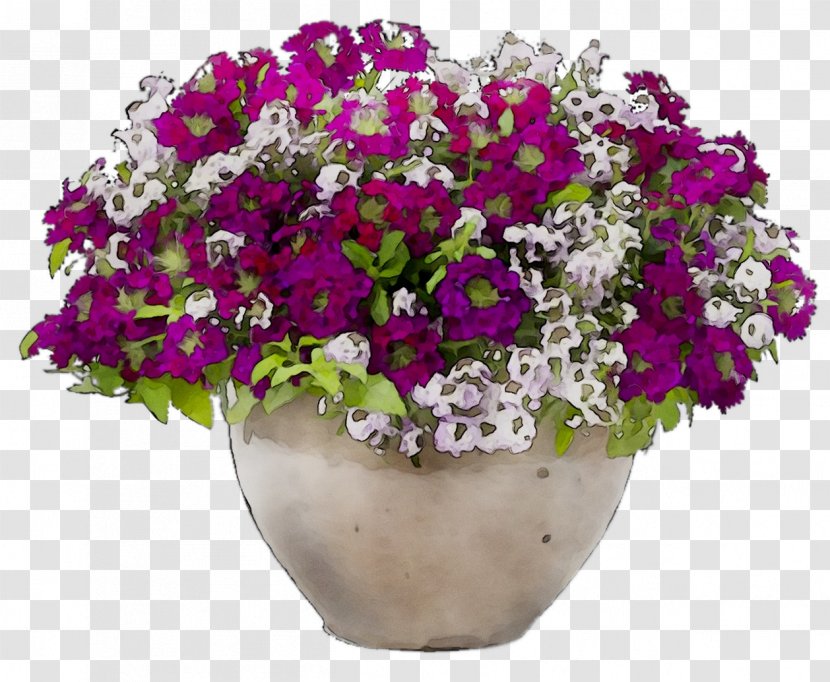 Floral Design Cut Flowers Flower Bouquet Artificial - Magenta - Vase Transparent PNG