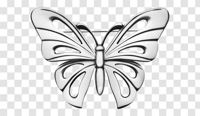 Sterling Silver Butterfly Brooch Marcasite Jewellery - Pin - Last Day Of School Cartoon Cute Transparent PNG