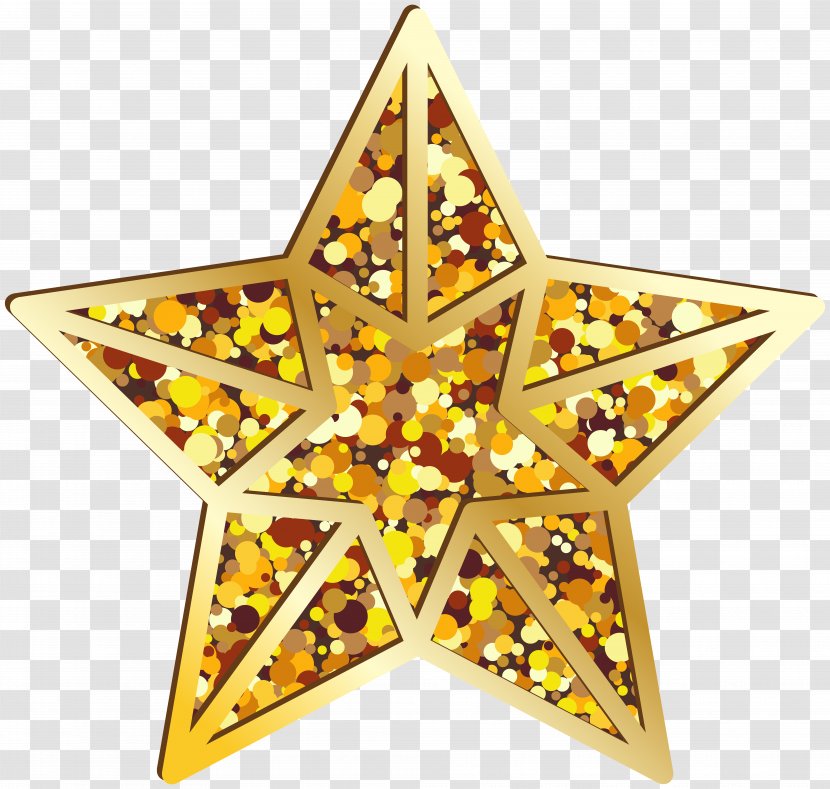Clip Art - Christmas Ornament - Star Transparent PNG