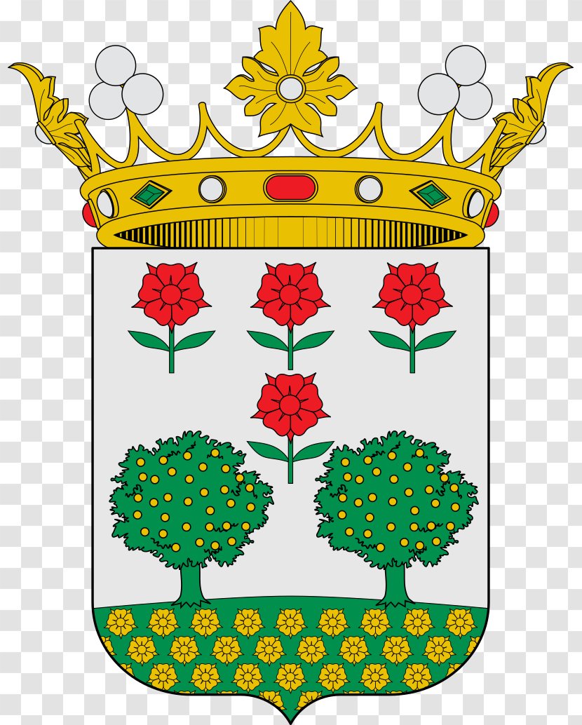 Vinalesa Escutcheon Coat Of Arms Chile Spain - Area - Flower Transparent PNG
