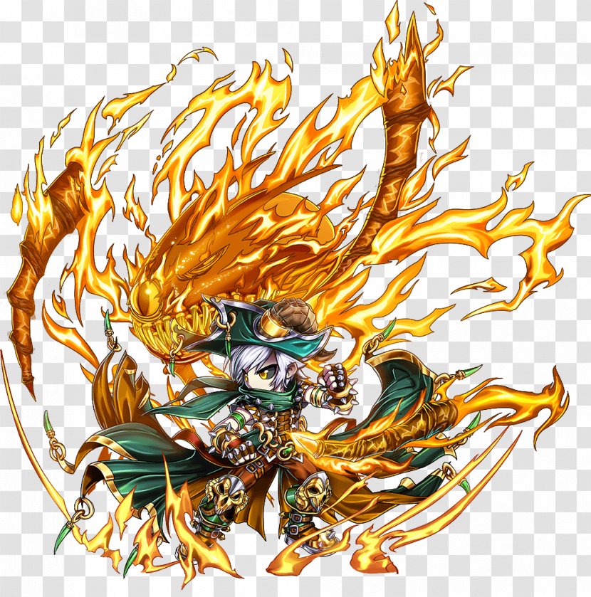 Brave Frontier Art Character - Fictional - Mythical Creature Transparent PNG