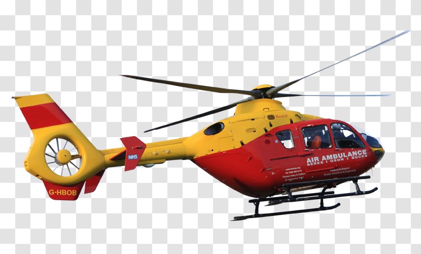 Helicopter RAF Benson Fixed-wing Aircraft Eurocopter EC135 Air Medical Services - Emergency - Ambulance Transparent PNG