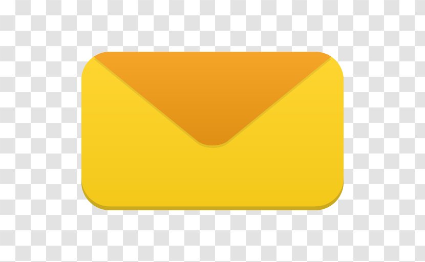 Angle Yellow Orange - Mail - Email Transparent PNG