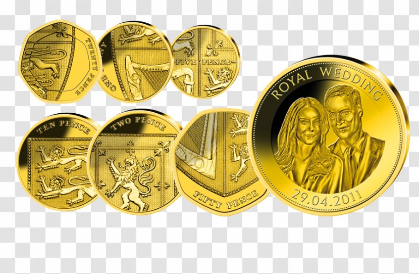 Coin Gold Medal Silver 01504 Transparent PNG