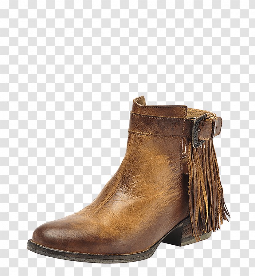 Cowboy Boot Suede Shoe Ankle - Woman - Continental Fringe Transparent PNG