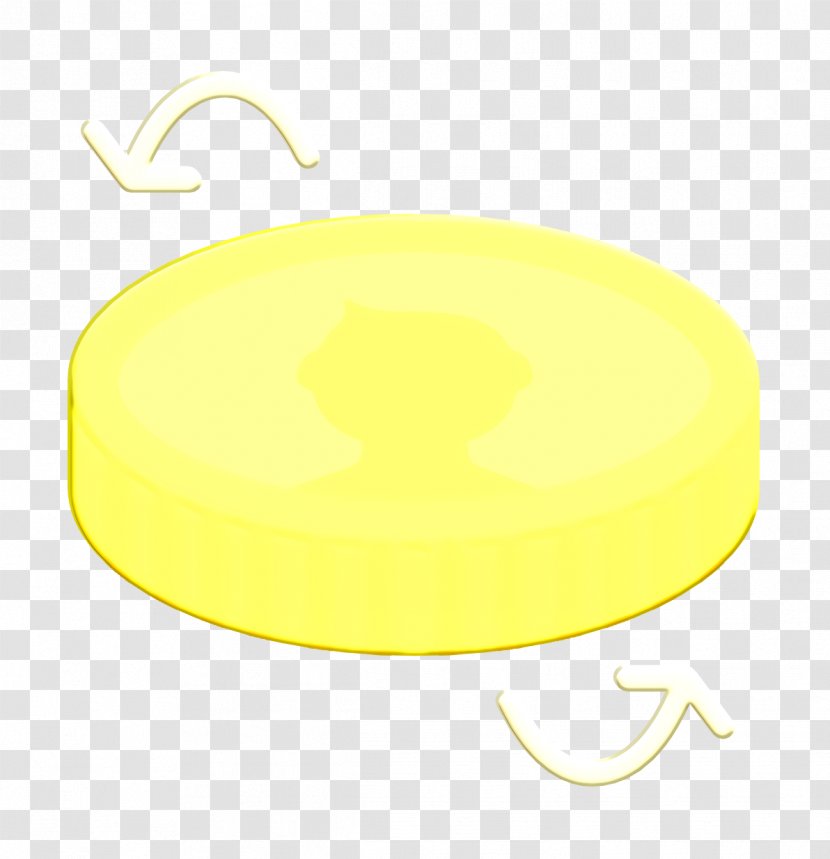 Business Icon Coin - Yellow - Symbol Logo Transparent PNG