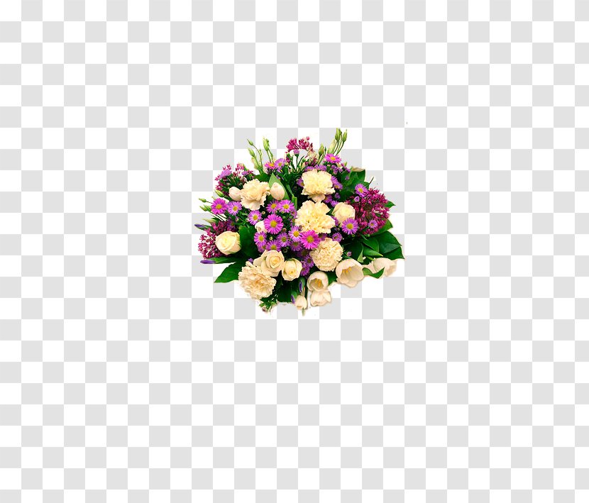 Flower Bouquet Birthday Garden Roses Gift - Cut Flowers - Elegant Transparent PNG