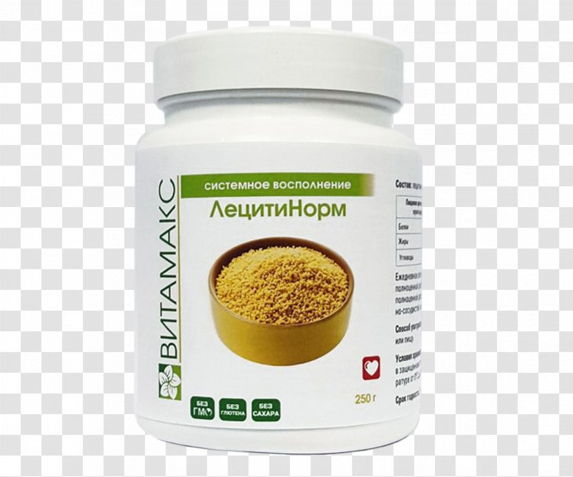 Lecithin Витамакс Vitamaks Health Phospholipid - Russia - Soybean Transparent PNG