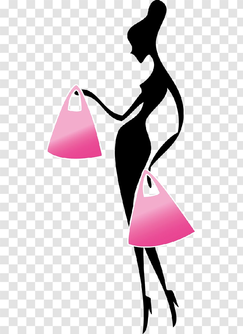 Drawing Shopping - Cartoon - Moda Transparent PNG