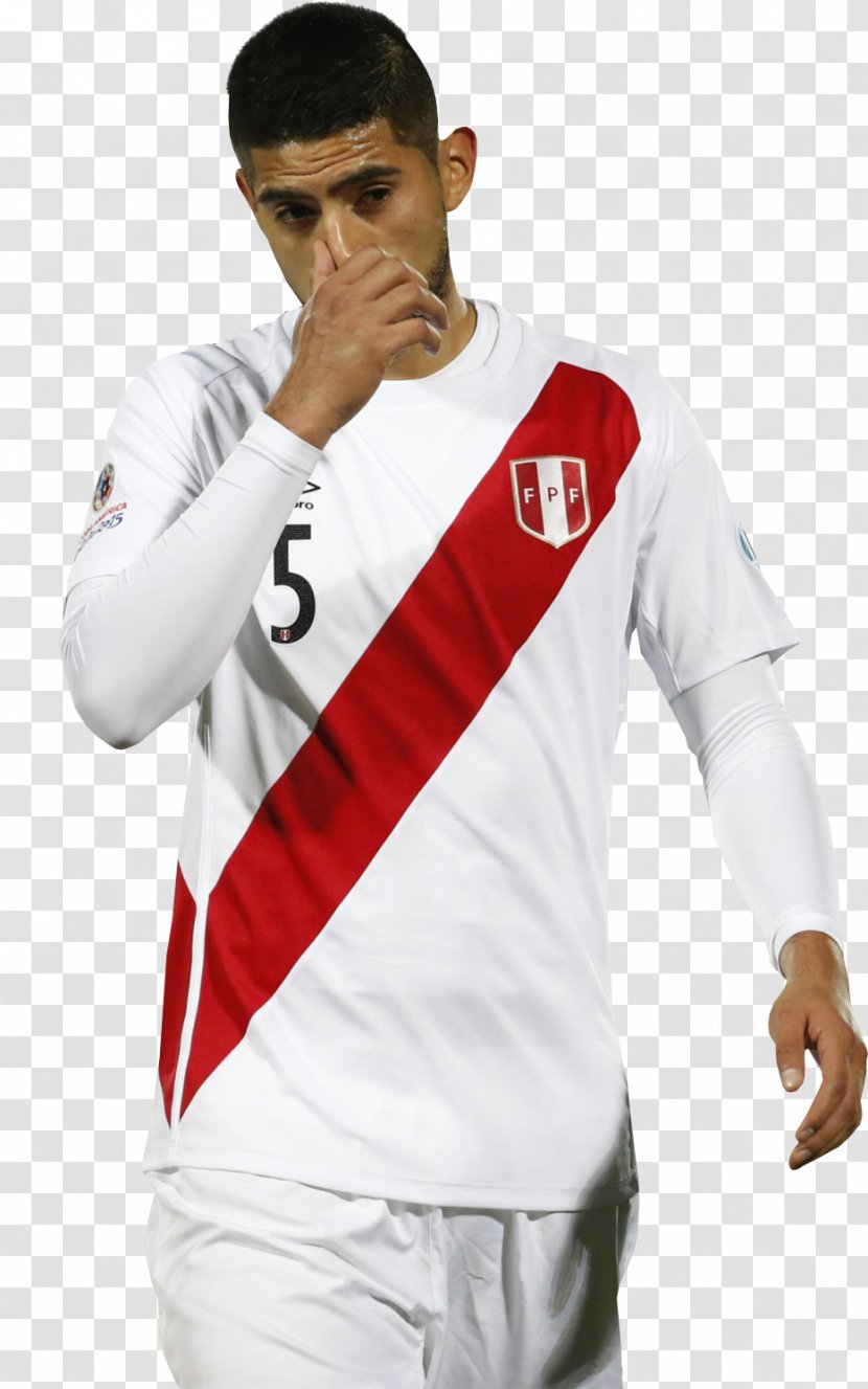 Carlos Zambrano 2015 Copa América Peru National Football Team - Uniform Transparent PNG