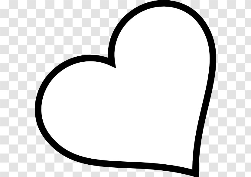 Heart Clip Art - Monochrome Photography - Tilted Clipart Transparent PNG