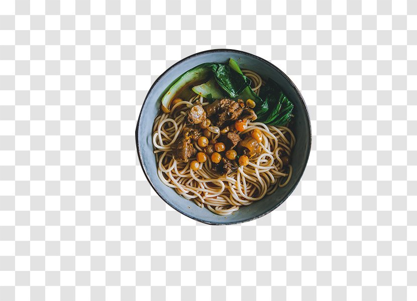 Chinese Noodles Beef Noodle Soup Pea - Spaghetti Transparent PNG